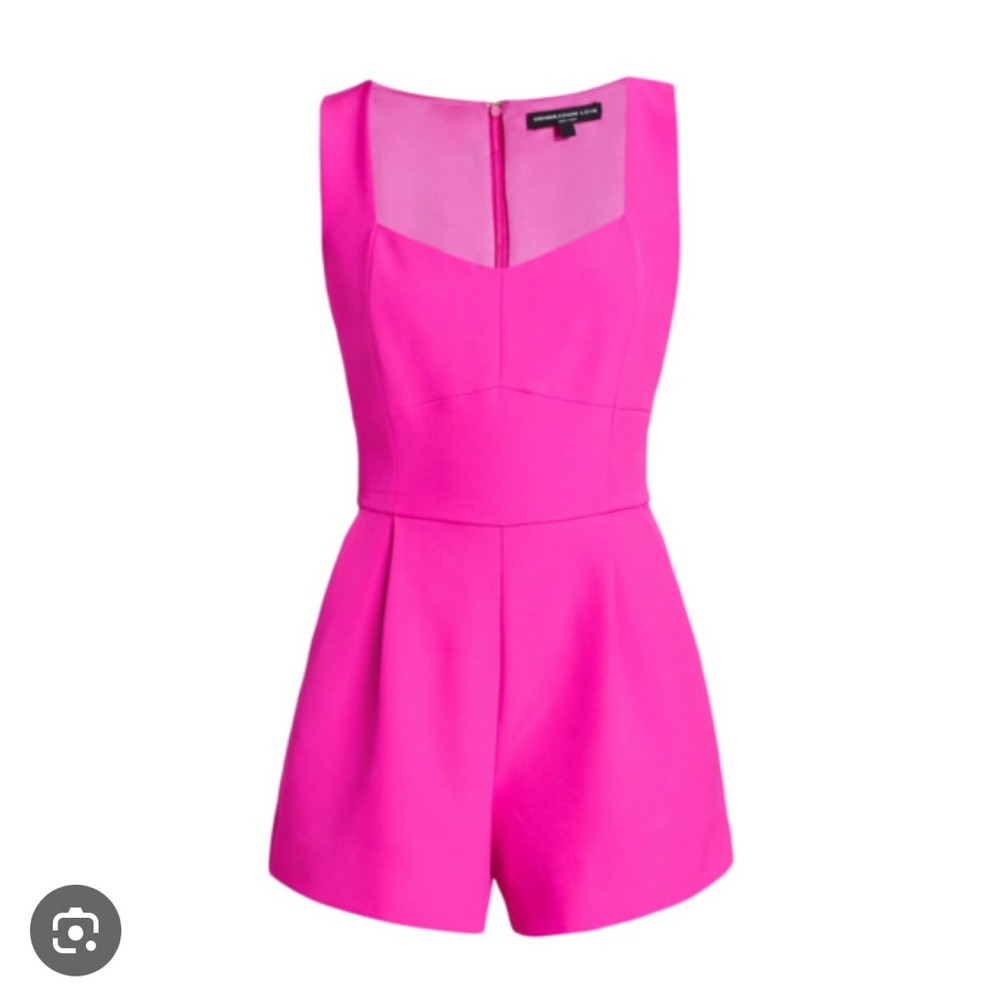 Generation Love Vibrant Pink Sleeveless Romper